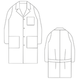 340 - Long Lab Coat