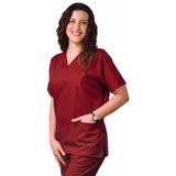 1001 - Unisex V-Neck Top, Scrub Set (2X - 8X) NO 7X