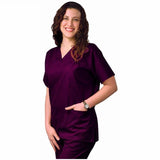 1001 - Unisex V-Neck Top, Scrub Set (2X - 8X) NO 7X