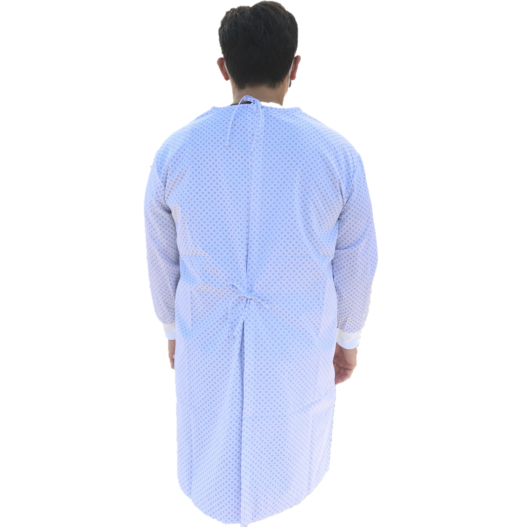200 - Long sleeve nursing and hospital gown. – Angel