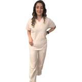 1001 - Unisex V Neck Scrub Set (XXS - XL).