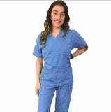 T3011 - Classic V-Neck top with 4 pockets (2X - 8X)